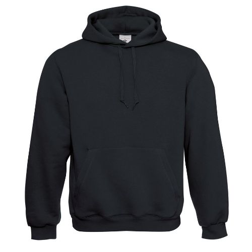 B & C Collection B&C Hooded Sweatshirt Black